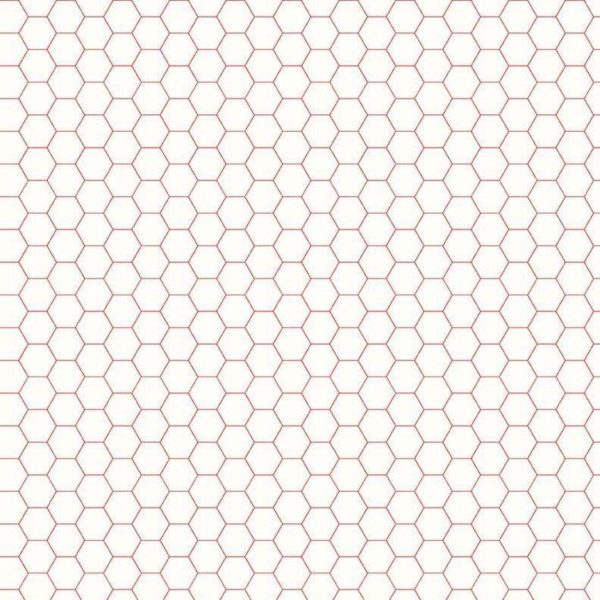 Bee Backgrounds - Honeycomb Red Cheap