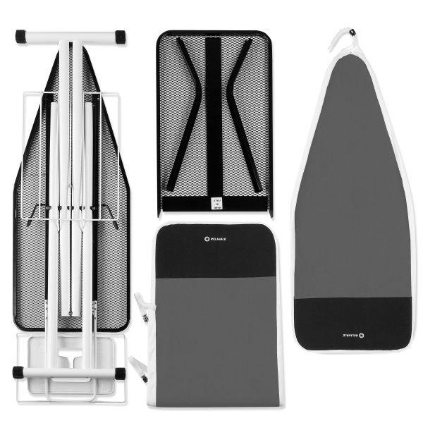 2-in-1 Premium Home Ironing Board with Vera Foam Cover Set and Conex Heat Zone - Refurbished Supply - Image 2