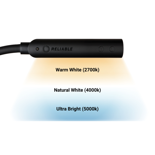 UberLight Flex Led Task Light, USB with Base, Black Online Sale - Image 2