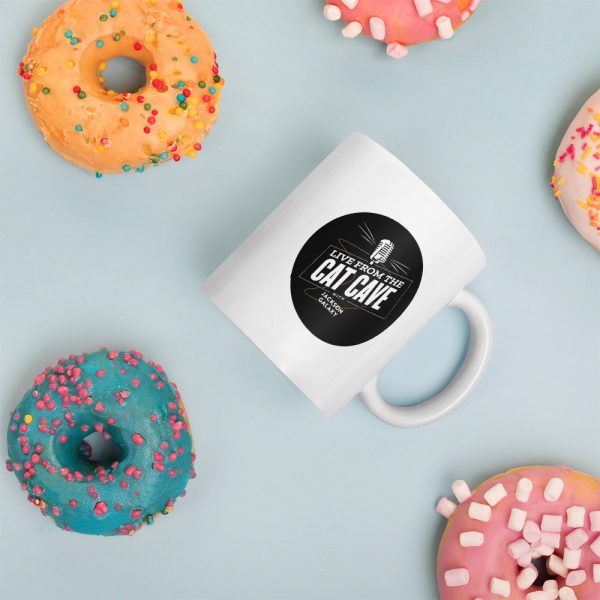 Coffee Mug: LIVE FROM THE CAT CAVE Online Sale - Image 2