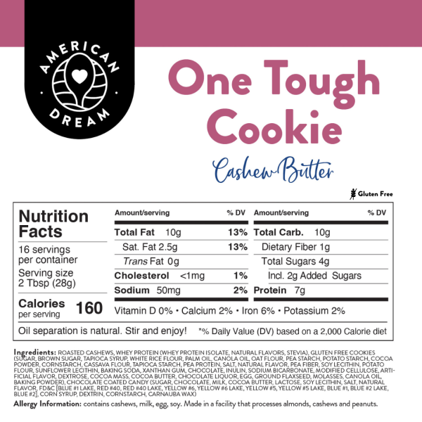 One Tough Cookie Cashew Butter For Sale - Image 2