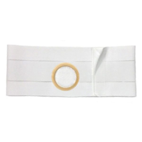 5  White, Regular Elastic, Flat Panel Belt, Large, 2-1 8  Center Opening on Sale