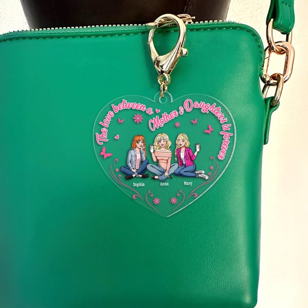 Personalized Gifts For Mom Keychain 04totn040225hh The Love Between A Mom And Daughter s Is Forever Cheap - Image 5