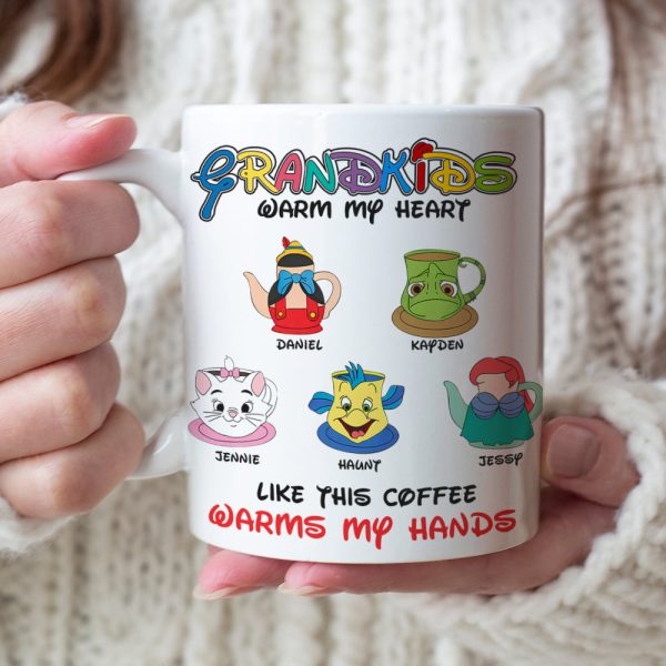 Personalized Gift For Mom Coffee Mug Kids With Warm Heart 02OHLU100125 Supply - Image 4