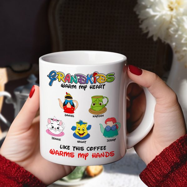 Personalized Gift For Mom Coffee Mug Kids With Warm Heart 02OHLU100125 Supply - Image 3