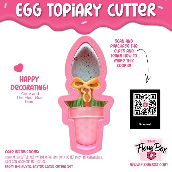 Egg Topiary Cookie Cutter Cheap - Image 2